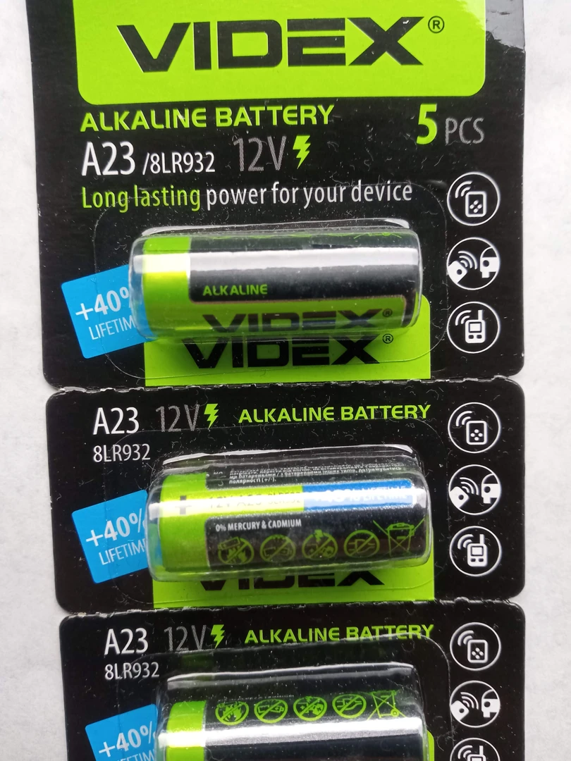 Батарейка высоковольтная 23А 12.0V Alkaline