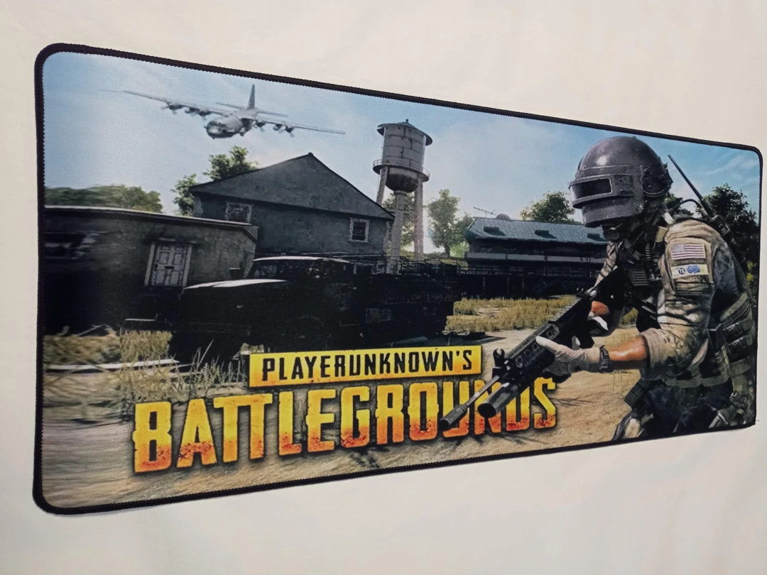 Коврик компьютерный игровой PUBG: BATTLEGROUNDS  300х700 мм для мыши.