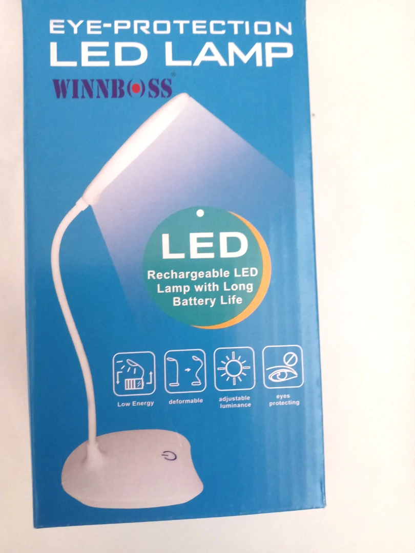 Настольная гибкая Led лампа WINNBOSS с аккумулятором 