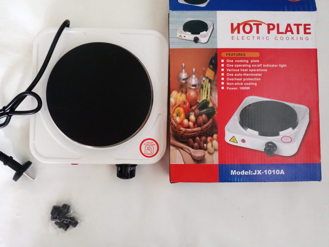 Плита электрическая однокомфорочная переносная Hot Plate JX-1010A 1000W