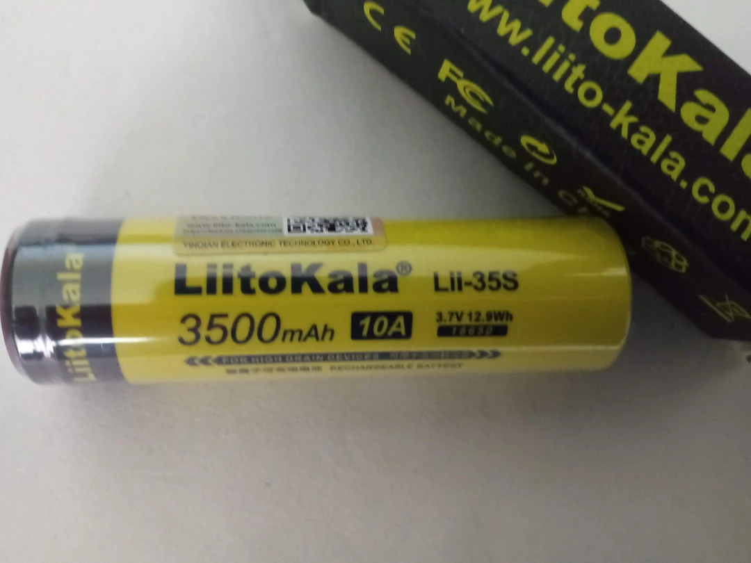 Аккумулятор Li Ion LiitoKala (ЛитоКала) 3500 mAh 10а 18650 аккумулятор 