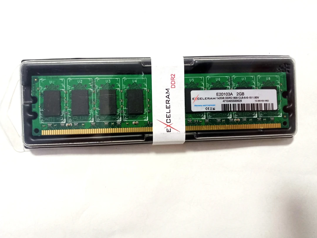 Оперативная память Exceleram DDR2 2 GB 800Mhz, универсальная ДДР2 2Гб