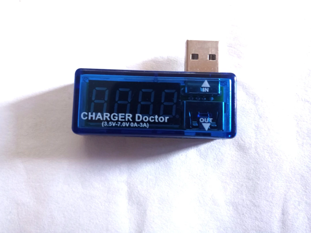 USB тестер-измеритель тока и напряжения, Тестер порта USB (Charger Doctor)