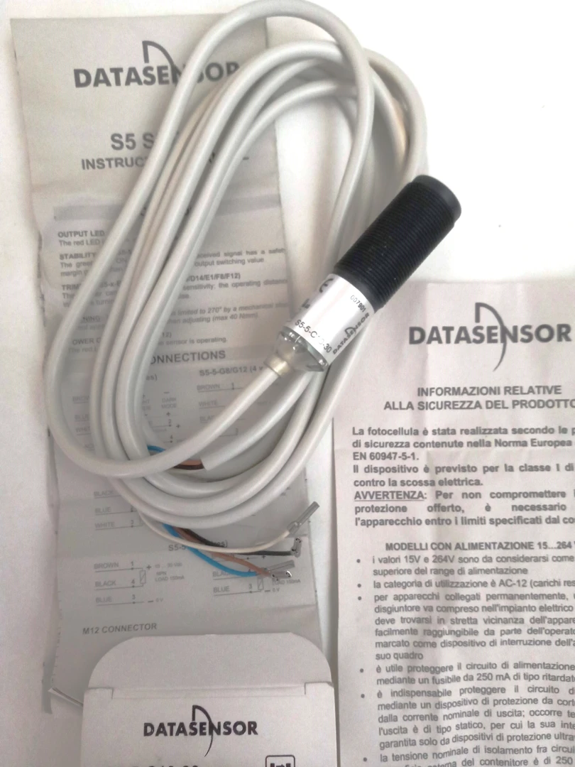  Datalogic S5-5-C10-30 Оптический датчик PHOTOELECTRIC SENSOR с кабелем