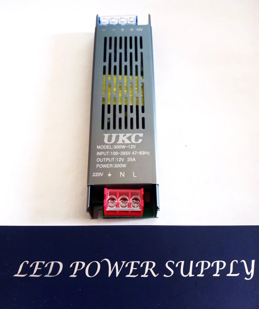 Блок питания 12v 25а 300Вт, адаптер преобразователь с 230в в 12в LED Power Supply