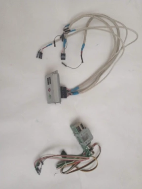 Б\У на переднюю панель планка переходник косичка= 2 usb+ аудио и микрофон для подключения на компьютере