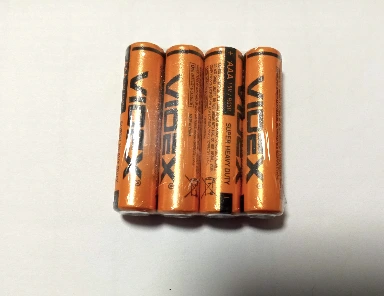 Батарейка Videx R03, AAA