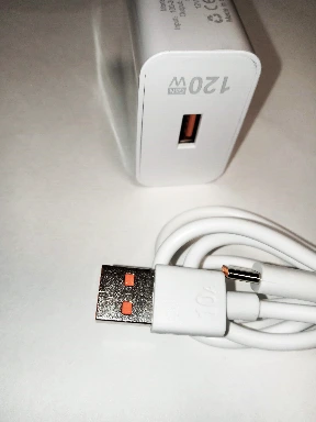 Комплект сетевой адаптер зарядка 120W + кабель USB Type-С, быстрое зарядное  устройство для телефона