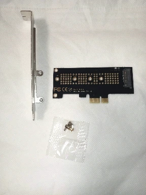 Адаптер переходник M.2 NVMe SSD NGFF to PCIE 4.0 X1 (x4, x8, x16) pci-e/M.2 комплект с планкой