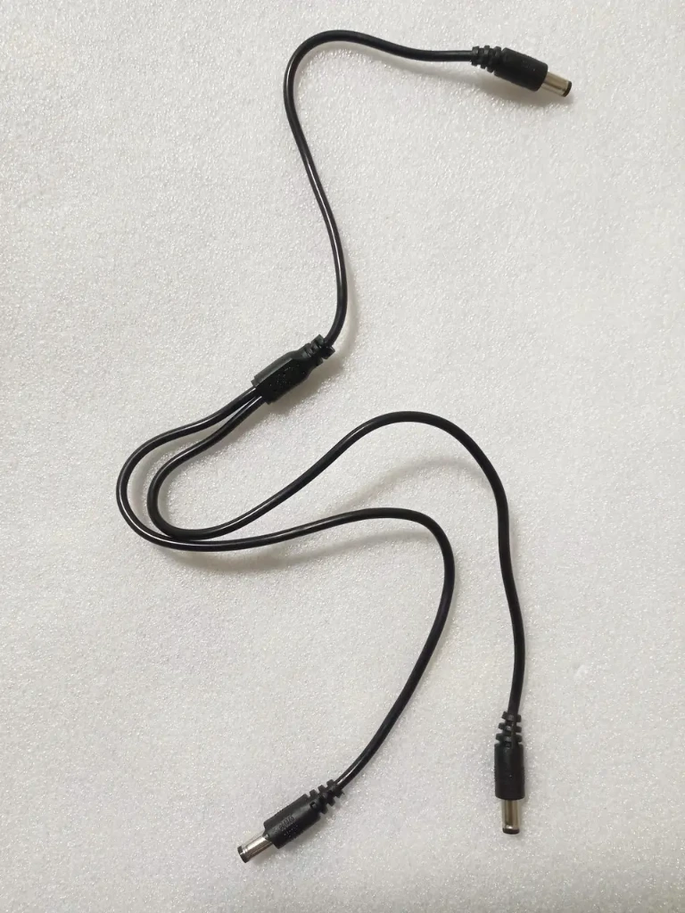 Кабель разветвитель питания раздвоитель DC с разьёмами 5.5х2.5мм для мини упс mini ups, роутера, модема, видеокамеры DC 5в-24в.