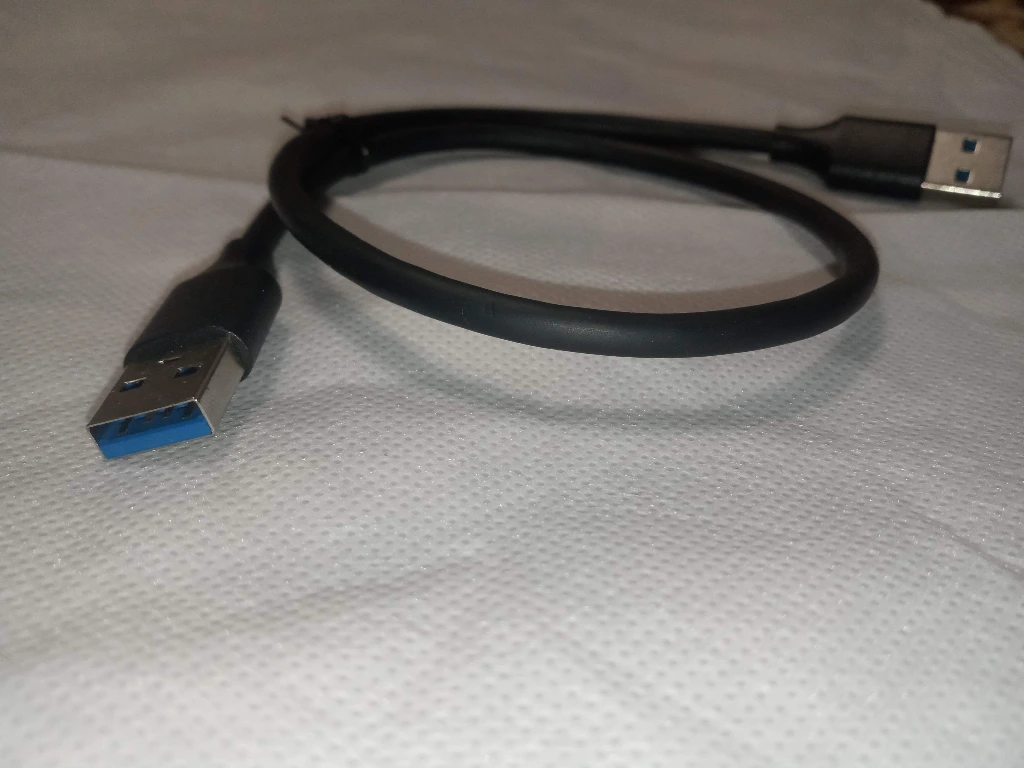 Кабель AM на AM папа-папа USB 3.0 AM/AM 35см шнур USB 