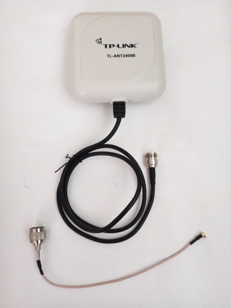 Б\У Антенна внешняя направленная 802.11g Wi-Fi TP-Link TL-ANT2409B с переходником адаптер разьём